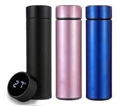 Garrafa Térmica Café, Água CSensor De Temperatura Em Led 500ml - Imagem 3